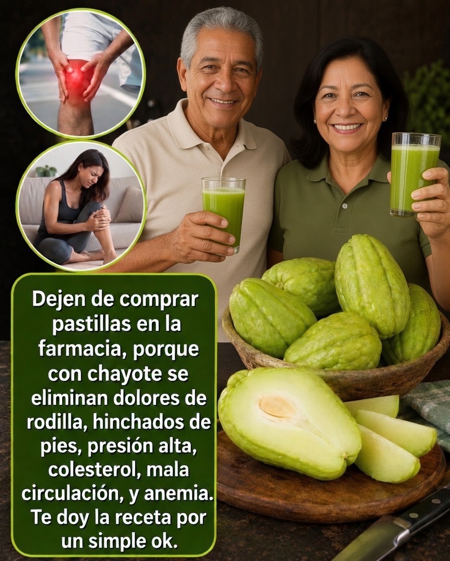 Jugo de Chayote con Limón y Jengibre